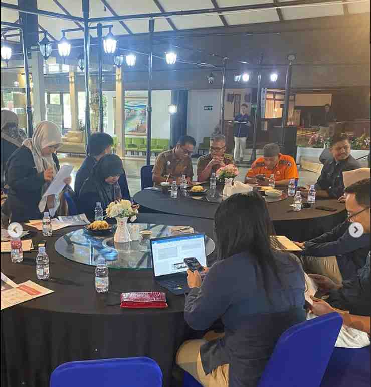 Diskusi persiapan evolution tanggap bencana 2025