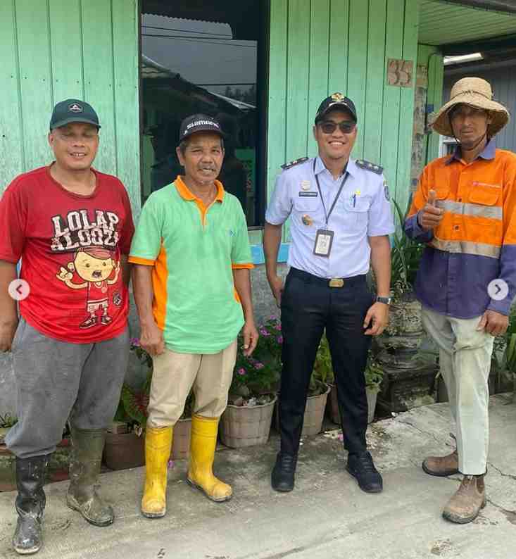 Kunjungan dan silaturahim dengan masyarakat kelurahan guntung